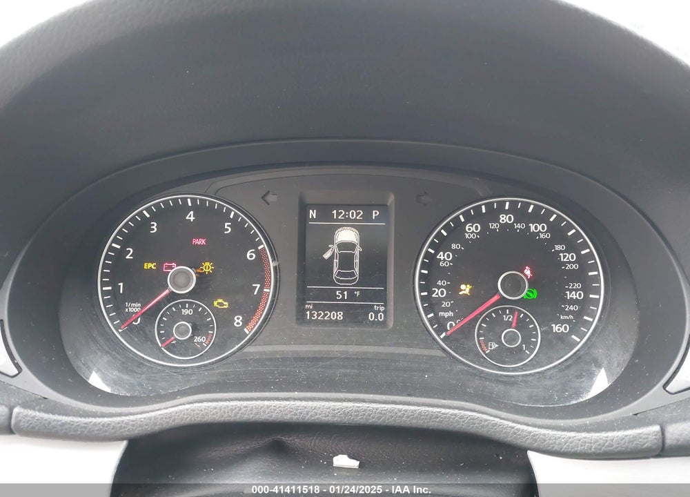 2013 VOLKSWAGEN PASSAT 2.5L SE VIN: 1VWBH7A33DC150043