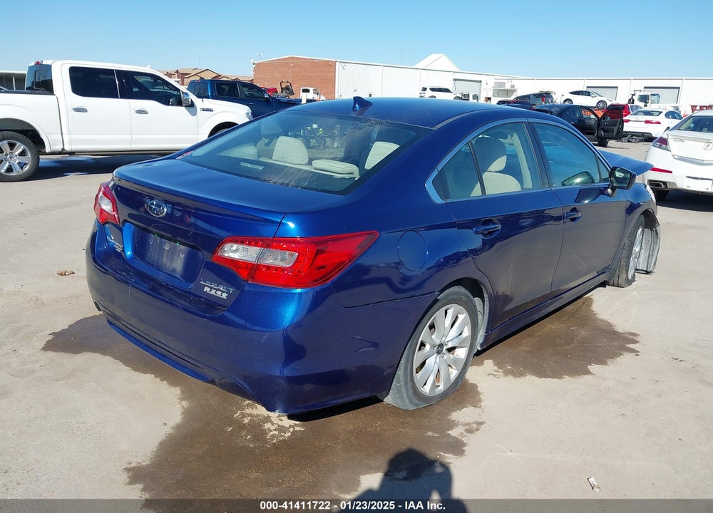 2016 SUBARU LEGACY 2.5I PREMIUM VIN: 4S3BNAC66G3060258