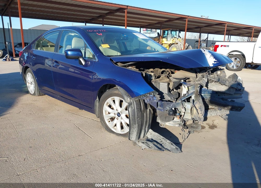 2016 SUBARU LEGACY 2.5I PREMIUM VIN: 4S3BNAC66G3060258
