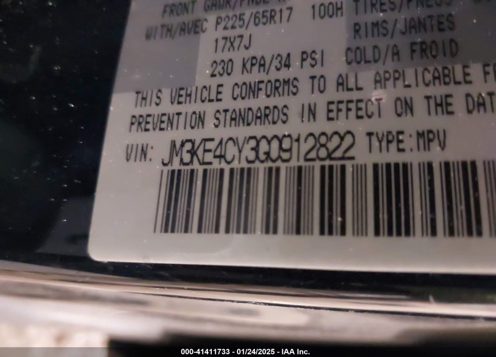 2016 MAZDA CX-5 VIN: JM3KE4CY3G0912822