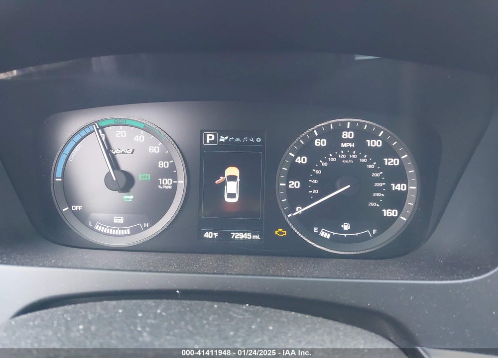 2016 HYUNDAI SONATA HYBRID VIN: KMHE34L19GA020935