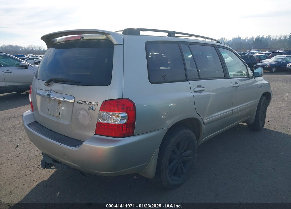 2006 TOYOTA HIGHLANDER HYBRID LIMITED V6 VIN: JTEEW21AX60006982