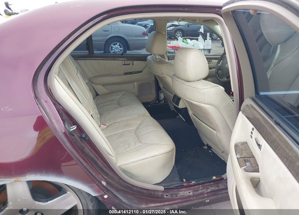 2001 LEXUS LS 430 VIN: JTHBN30F410051419