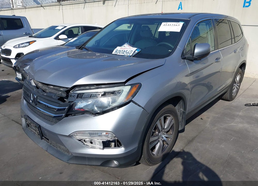 2017 HONDA PILOT EX VIN: 5FNYF5H38HB035573
