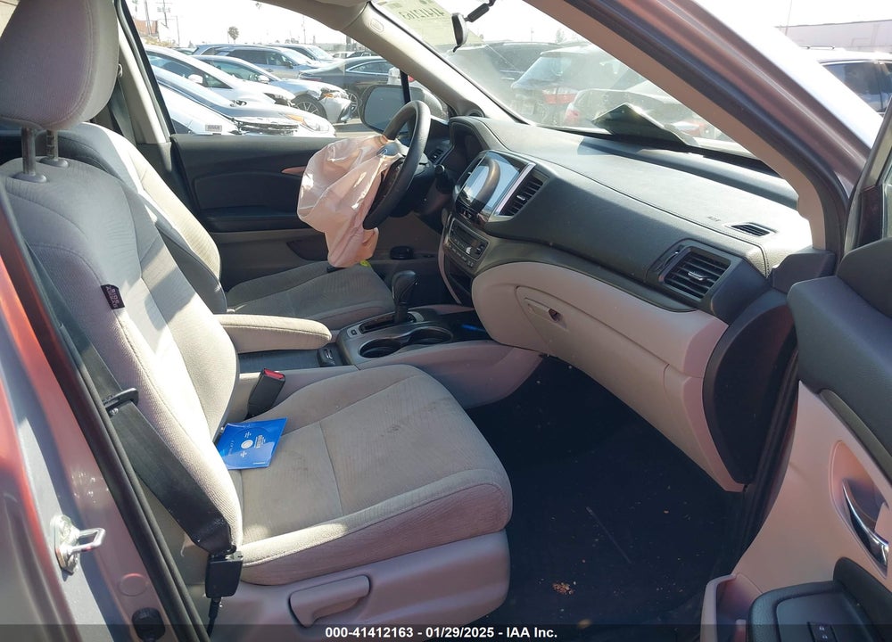 2017 HONDA PILOT EX VIN: 5FNYF5H38HB035573