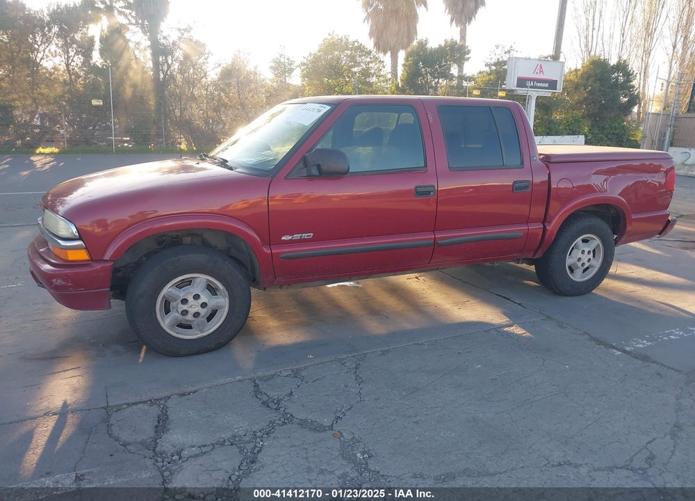 2004 CHEVROLET S-10 LS VIN: 1GCDT13X64K130981