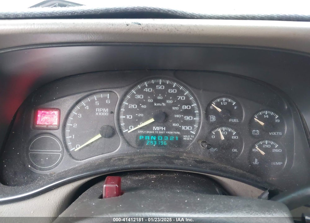 2000 CHEVROLET SILVERADO 1500 LS VIN: 2GCEC19V6Y1302734