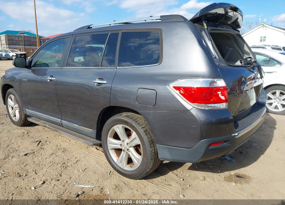 2013 TOYOTA HIGHLANDER LIMITED V6 VIN: 5TDYK3EH6DS116853