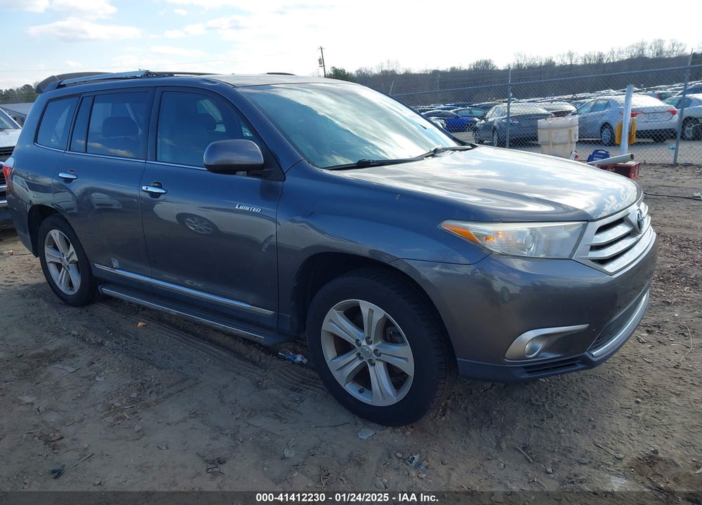 2013 TOYOTA HIGHLANDER LIMITED V6 VIN: 5TDYK3EH6DS116853