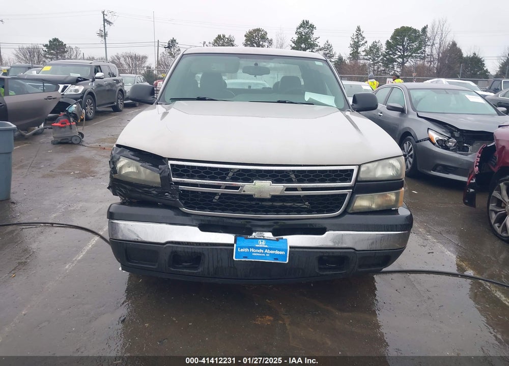 2006 CHEVROLET SILVERADO 1500 WORK TRUCK VIN: 1GCEC19X96Z271646