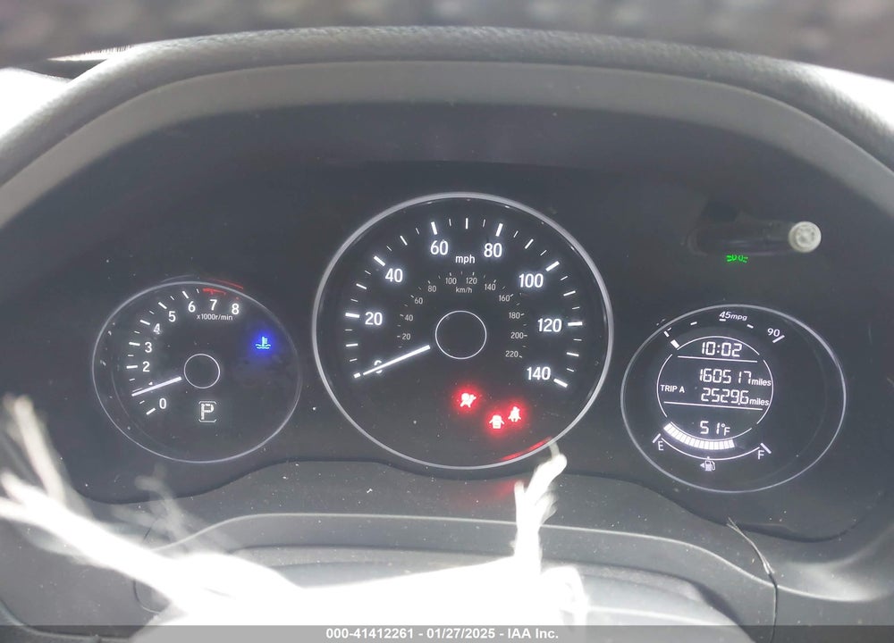 2019 HONDA HR-V VIN: 3CZRU5H14KG706578