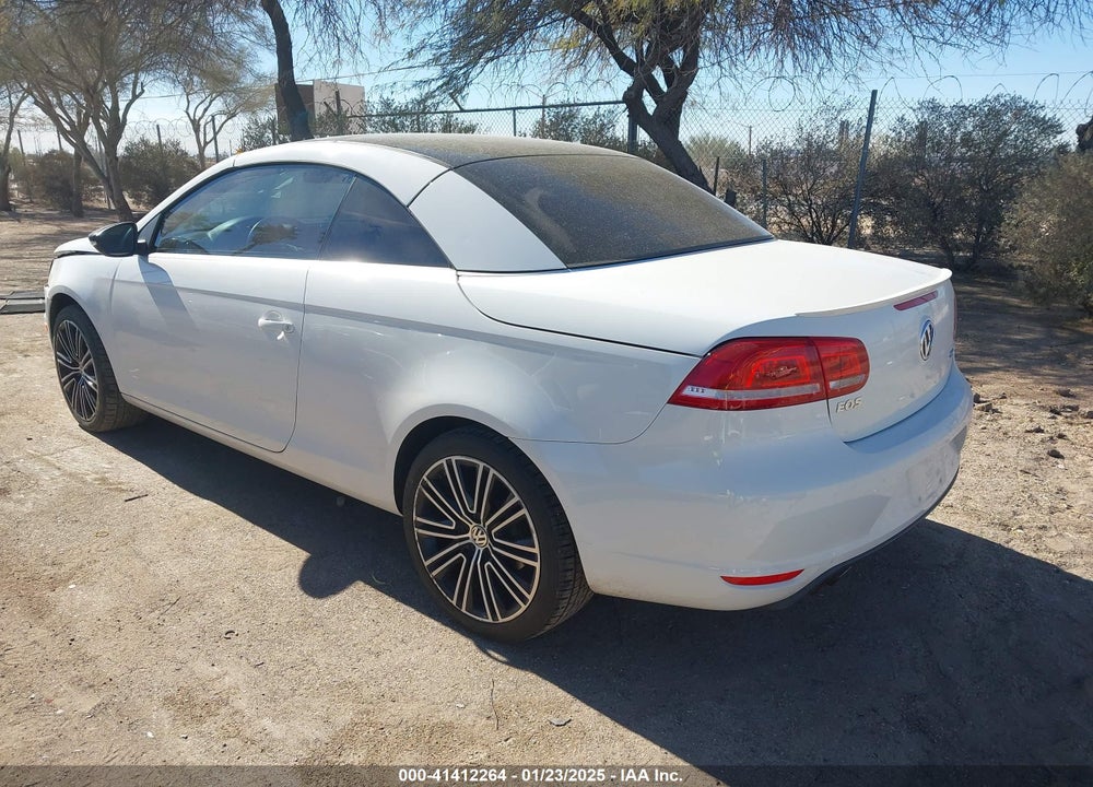 2013 VOLKSWAGEN EOS VIN: WVWBW8AH7DV003643