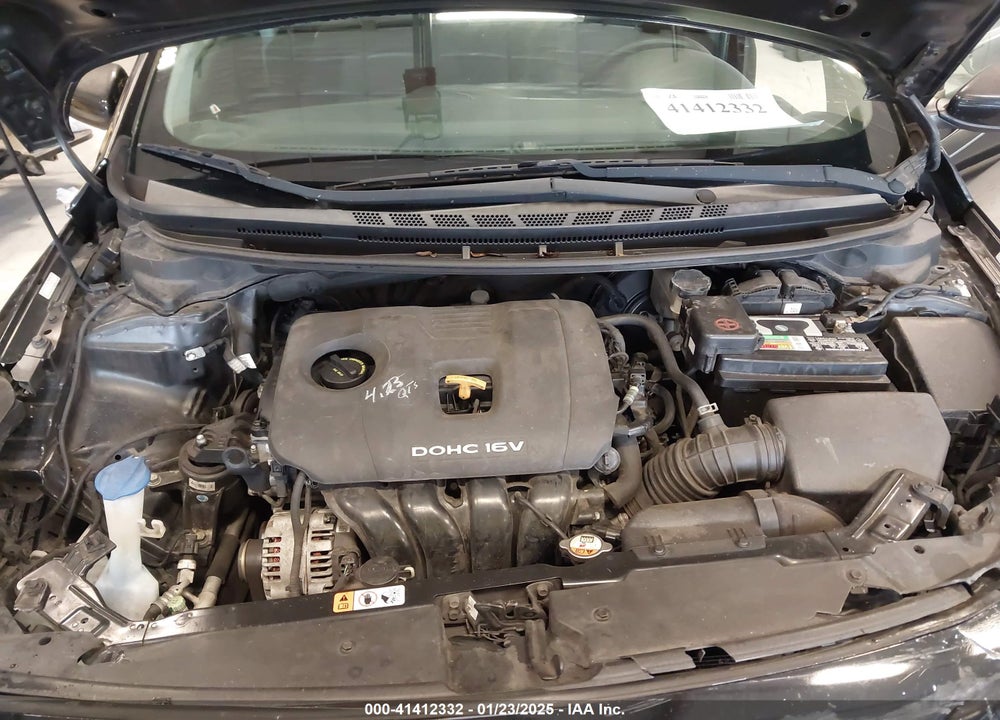 2017 KIA FORTE VIN: 3KPFK4A78HE043432