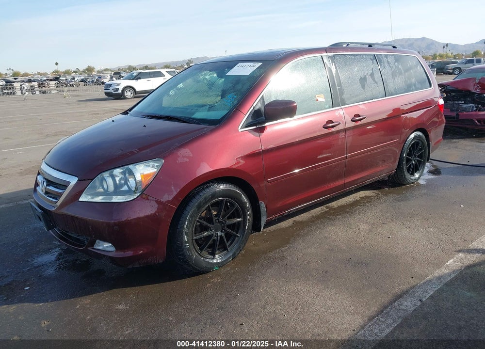 2007 HONDA ODYSSEY TOURING VIN: 5FNRL38837B056228
