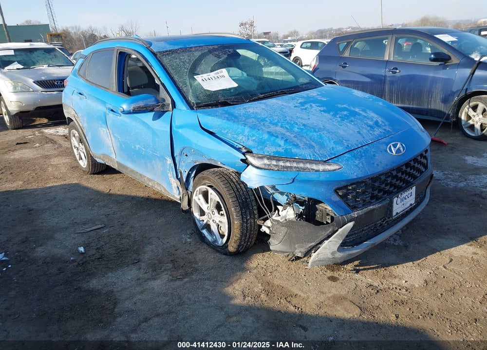 2022 HYUNDAI KONA SEL VIN: KM8K3CAB0NU880873