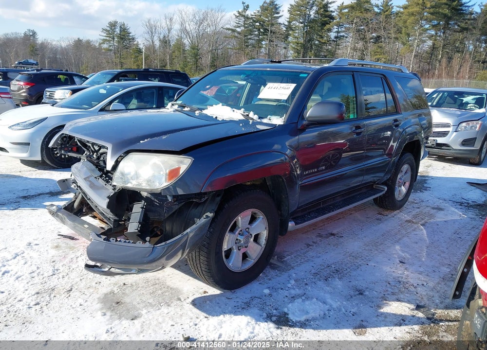 2003 TOYOTA 4RUNNER LIMITED V8 VIN: JTEBT17R430013487
