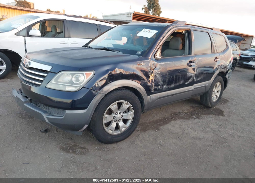 2009 KIA BORREGO LX VIN: KNDJJ741495027411