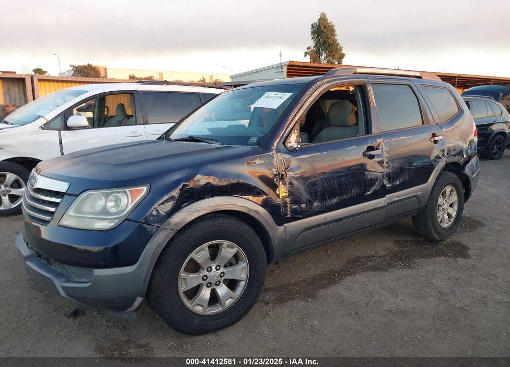 2009 KIA BORREGO LX VIN: KNDJJ741495027411