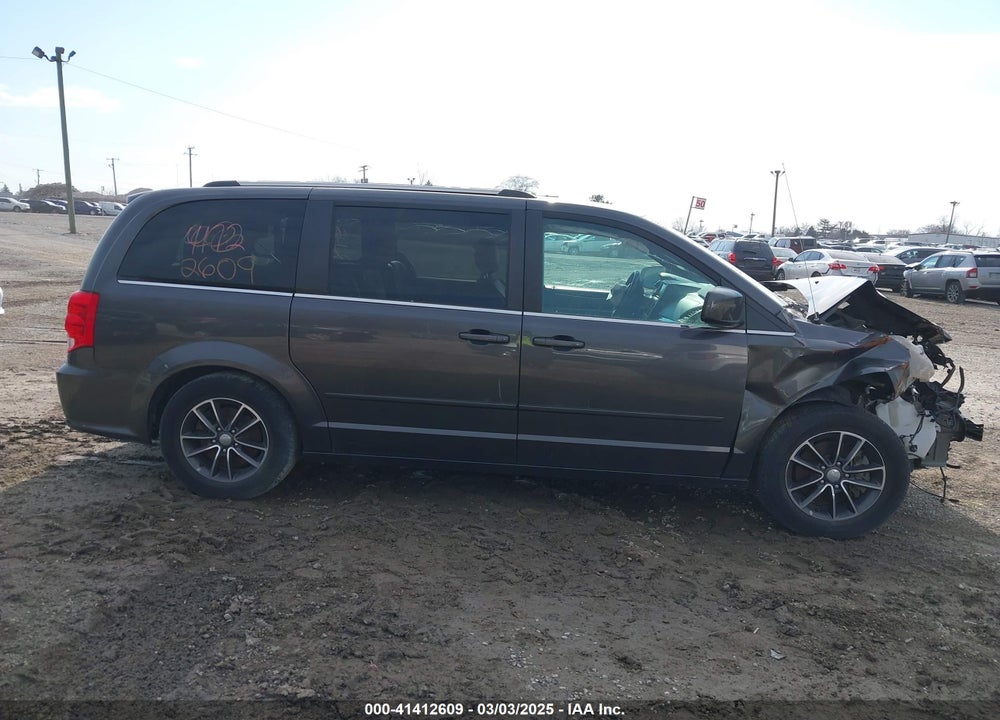 2017 DODGE GRAND CARAVAN SXT VIN: 2C4RDGCG8HR800740