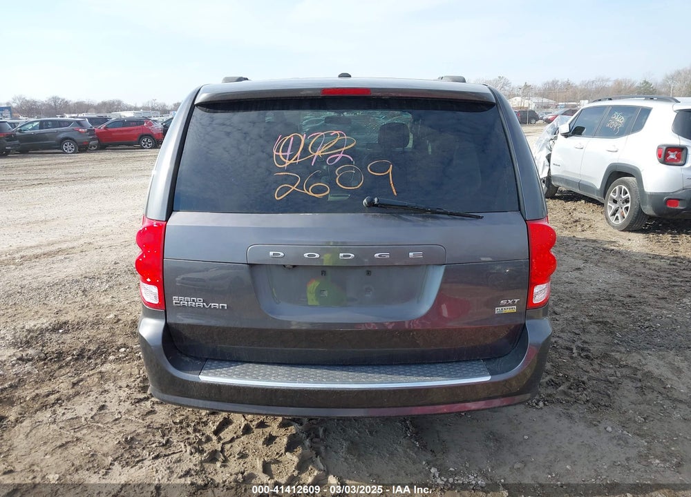 2017 DODGE GRAND CARAVAN SXT VIN: 2C4RDGCG8HR800740