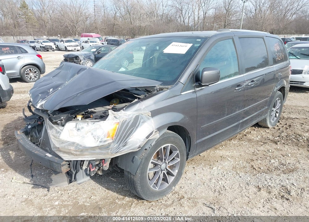 2017 DODGE GRAND CARAVAN SXT VIN: 2C4RDGCG8HR800740