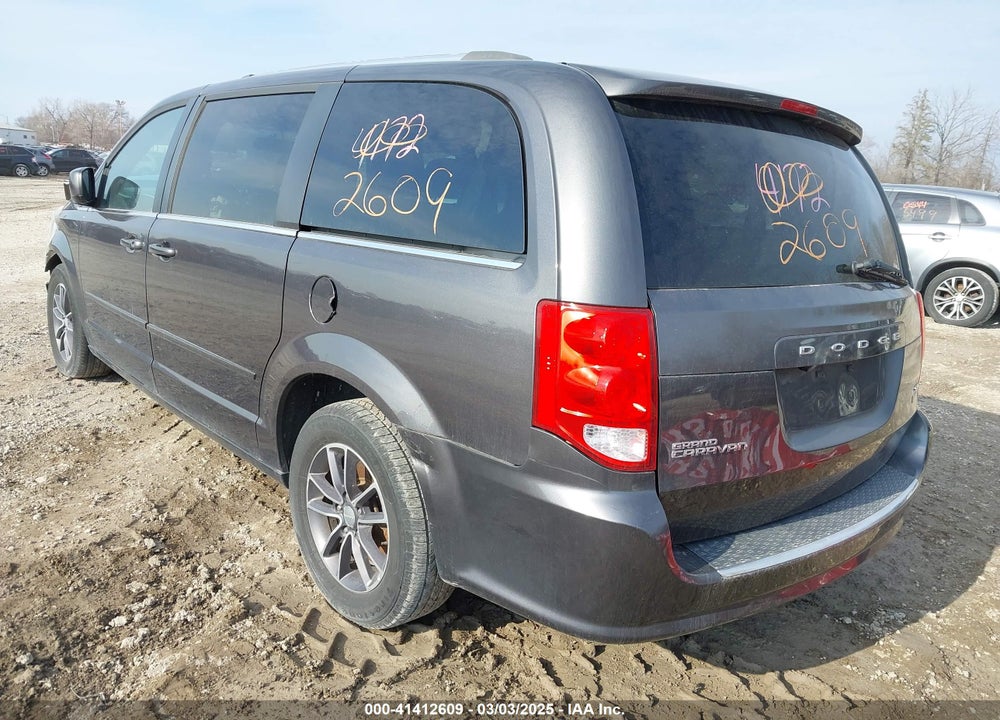 2017 DODGE GRAND CARAVAN SXT VIN: 2C4RDGCG8HR800740