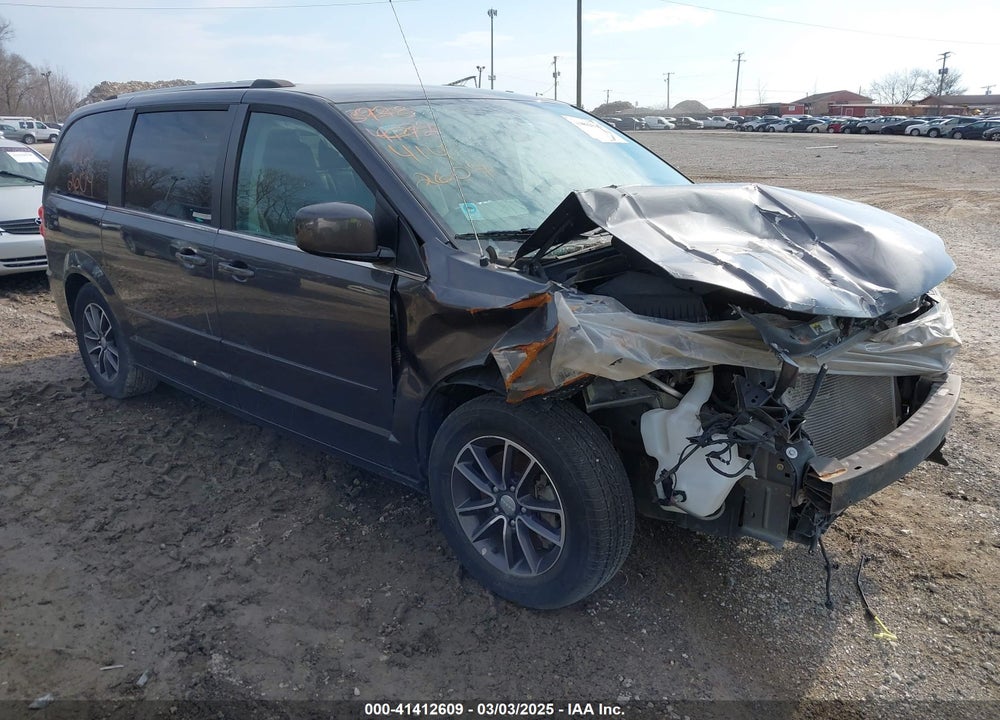 2017 DODGE GRAND CARAVAN SXT VIN: 2C4RDGCG8HR800740