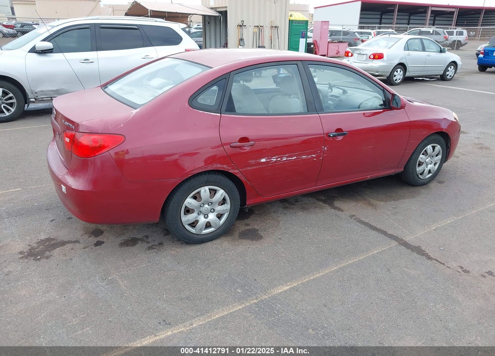 2007 HYUNDAI ELANTRA GLS/LIMITED/SE VIN: KMHDU46D97U050501