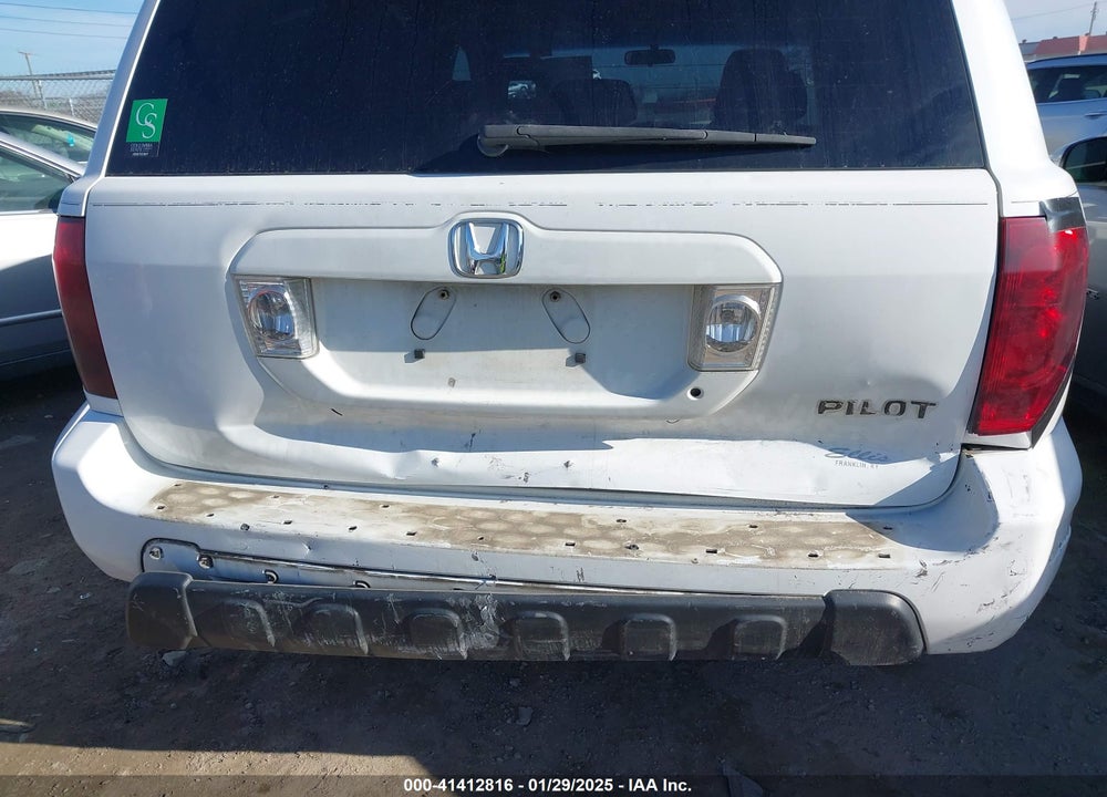 2004 HONDA PILOT EX-L VIN: 2HKYF18554H552111