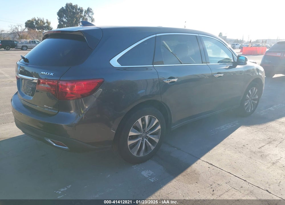 2014 ACURA MDX TECHNOLOGY PACKAGE VIN: 5FRYD4H45EB039857