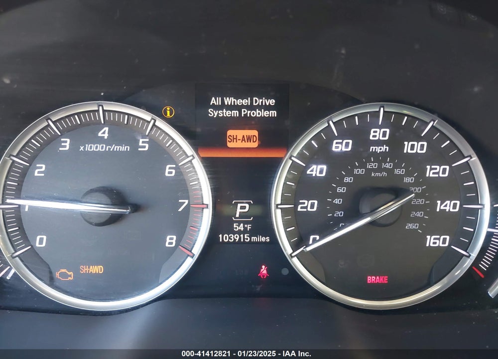 2014 ACURA MDX TECHNOLOGY PACKAGE VIN: 5FRYD4H45EB039857