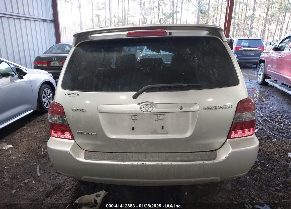 2006 TOYOTA HIGHLANDER VIN: JTEEP21A360163489