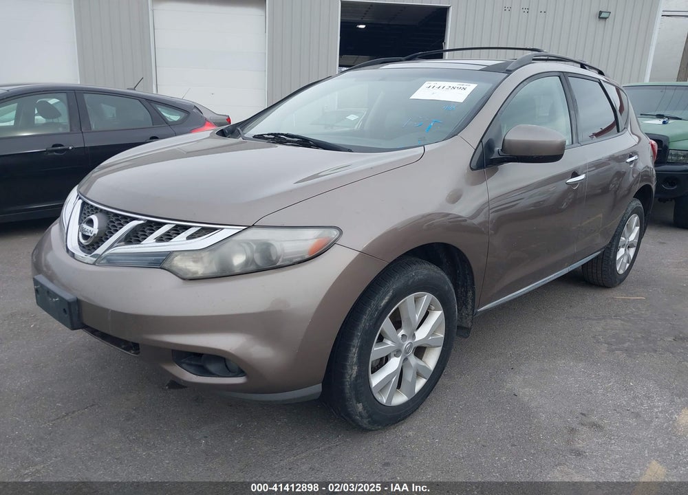 2011 NISSAN MURANO SV VIN: JN8AZ1MW2BW170248