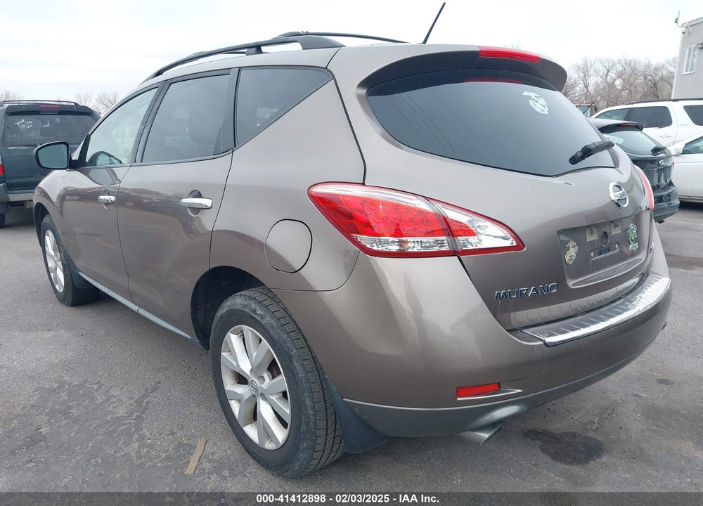 2011 NISSAN MURANO SV VIN: JN8AZ1MW2BW170248