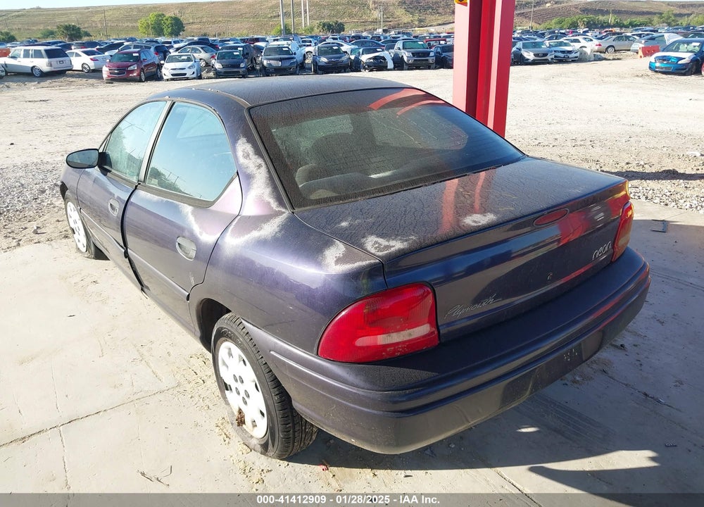 1999 PLYMOUTH NEON COMPETITION/HIGHLINE VIN: 1P3ES47C1XD101526