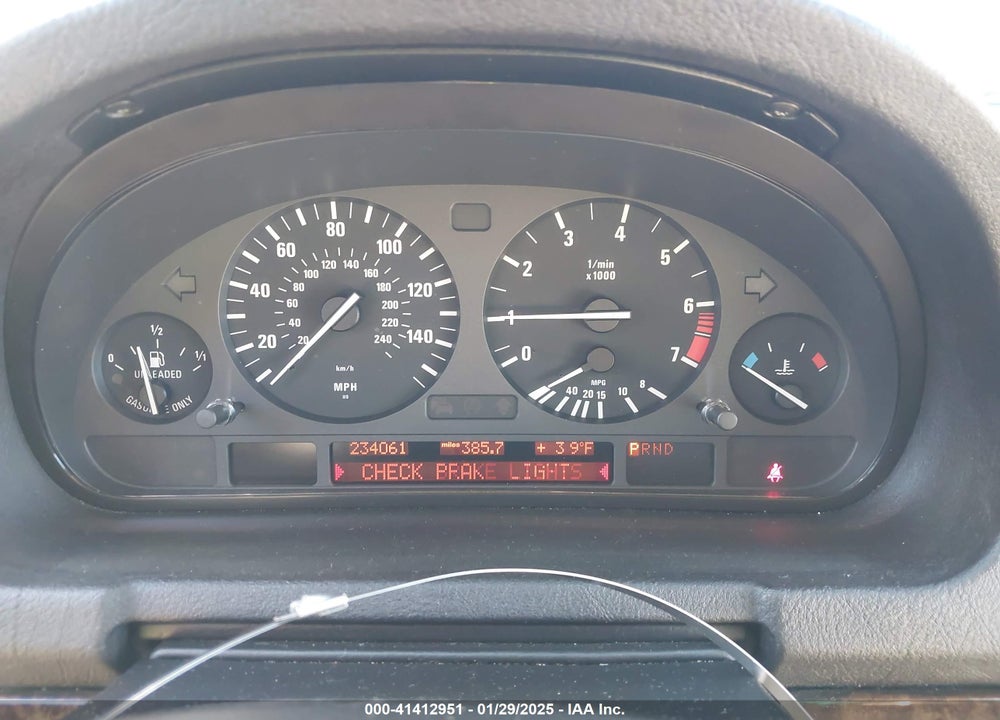 2002 BMW X5 3.0I VIN: 5UXFA53502LV72715