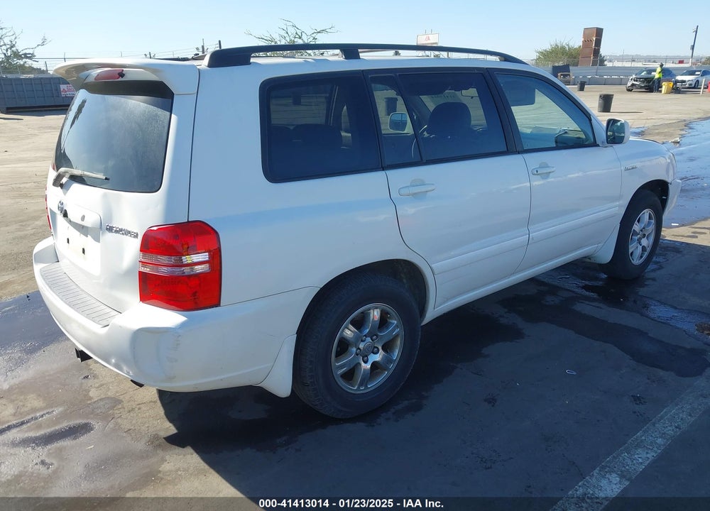 2003 TOYOTA HIGHLANDER LIMITED V6 VIN: JTEGF21A230079638