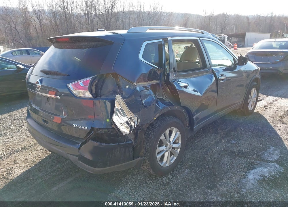 2015 NISSAN ROGUE SV VIN: 5N1AT2MV7FC824495