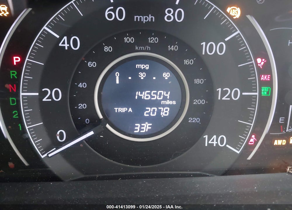2013 HONDA CR-V EX-L VIN: 2HKRM4H74DH663990