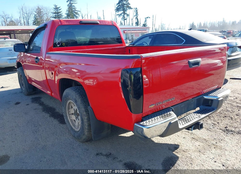 2008 CHEVROLET COLORADO WORK TRUCK VIN: 1GCCS149088206051