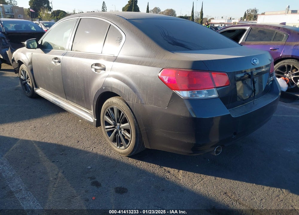 2011 SUBARU LEGACY VIN: 4S3BMBA66B3262487