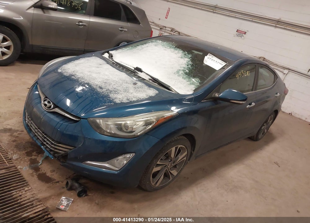 2014 HYUNDAI ELANTRA VIN: KMHDH4AEXEU139124