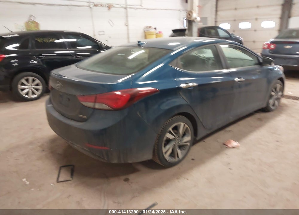 2014 HYUNDAI ELANTRA VIN: KMHDH4AEXEU139124
