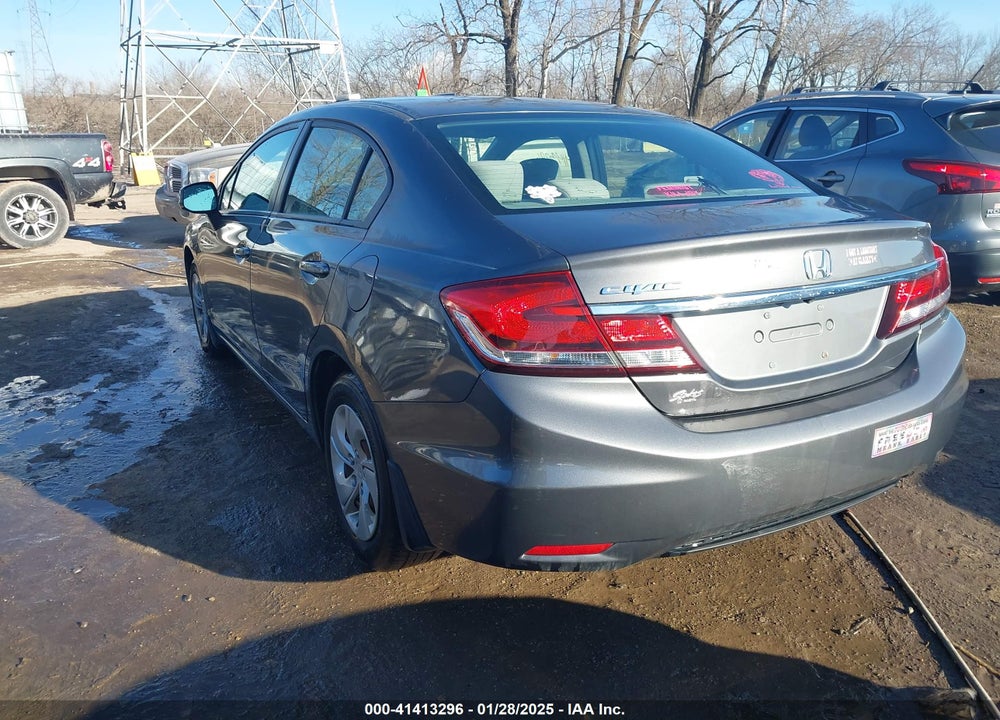 2013 HONDA CIVIC VIN: 2HGFB2F5XDH589175