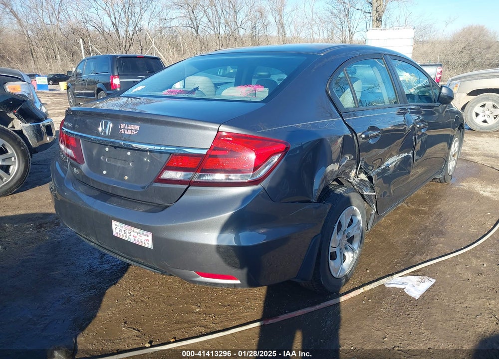 2013 HONDA CIVIC VIN: 2HGFB2F5XDH589175