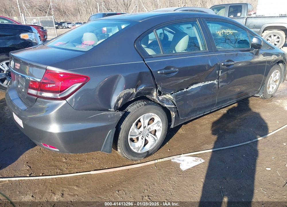 2013 HONDA CIVIC VIN: 2HGFB2F5XDH589175
