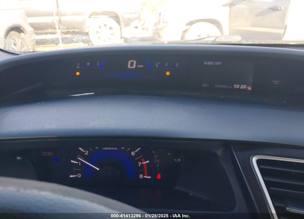 2013 HONDA CIVIC VIN: 2HGFB2F5XDH589175