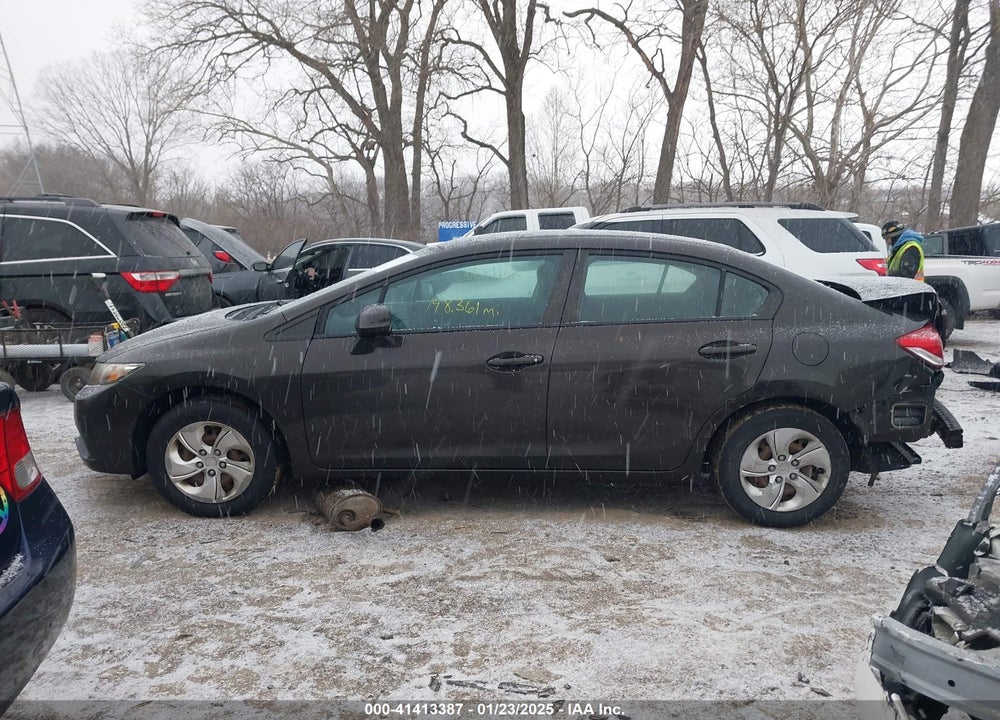 2013 HONDA CIVIC VIN: 2HGFB2F51DH557165