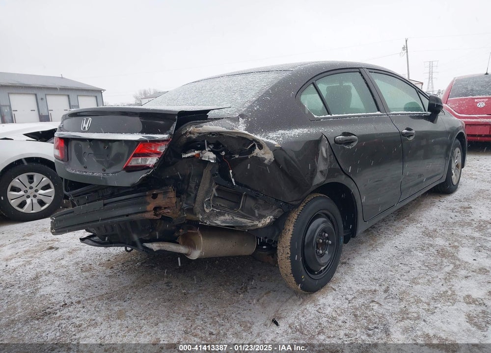 2013 HONDA CIVIC VIN: 2HGFB2F51DH557165