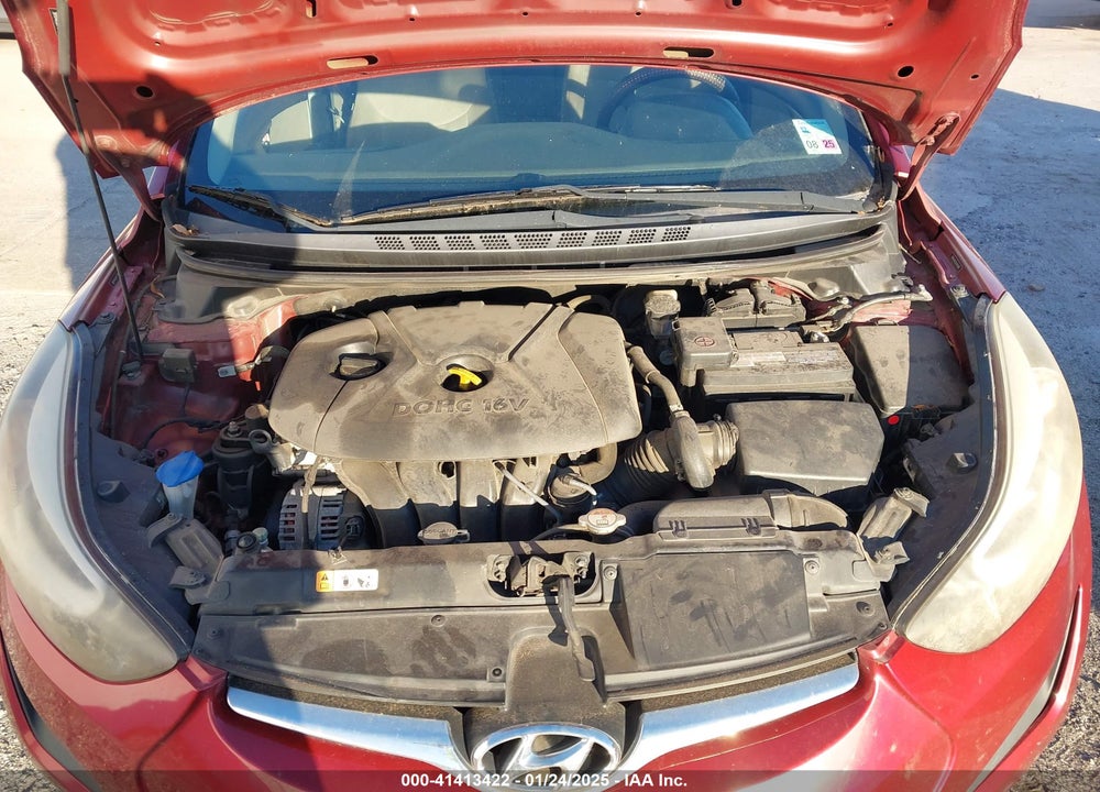 2016 HYUNDAI ELANTRA VIN: 5NPDH4AE0GH743606